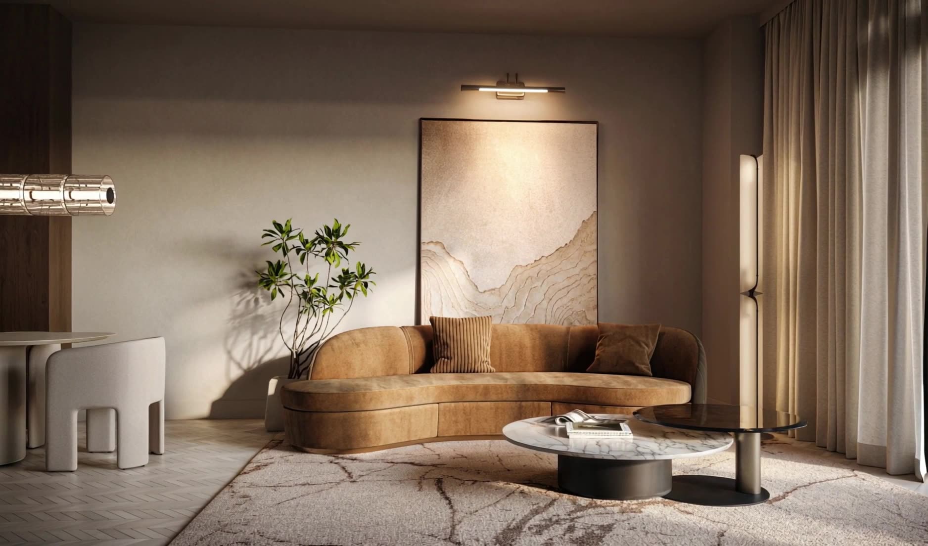 Model living room