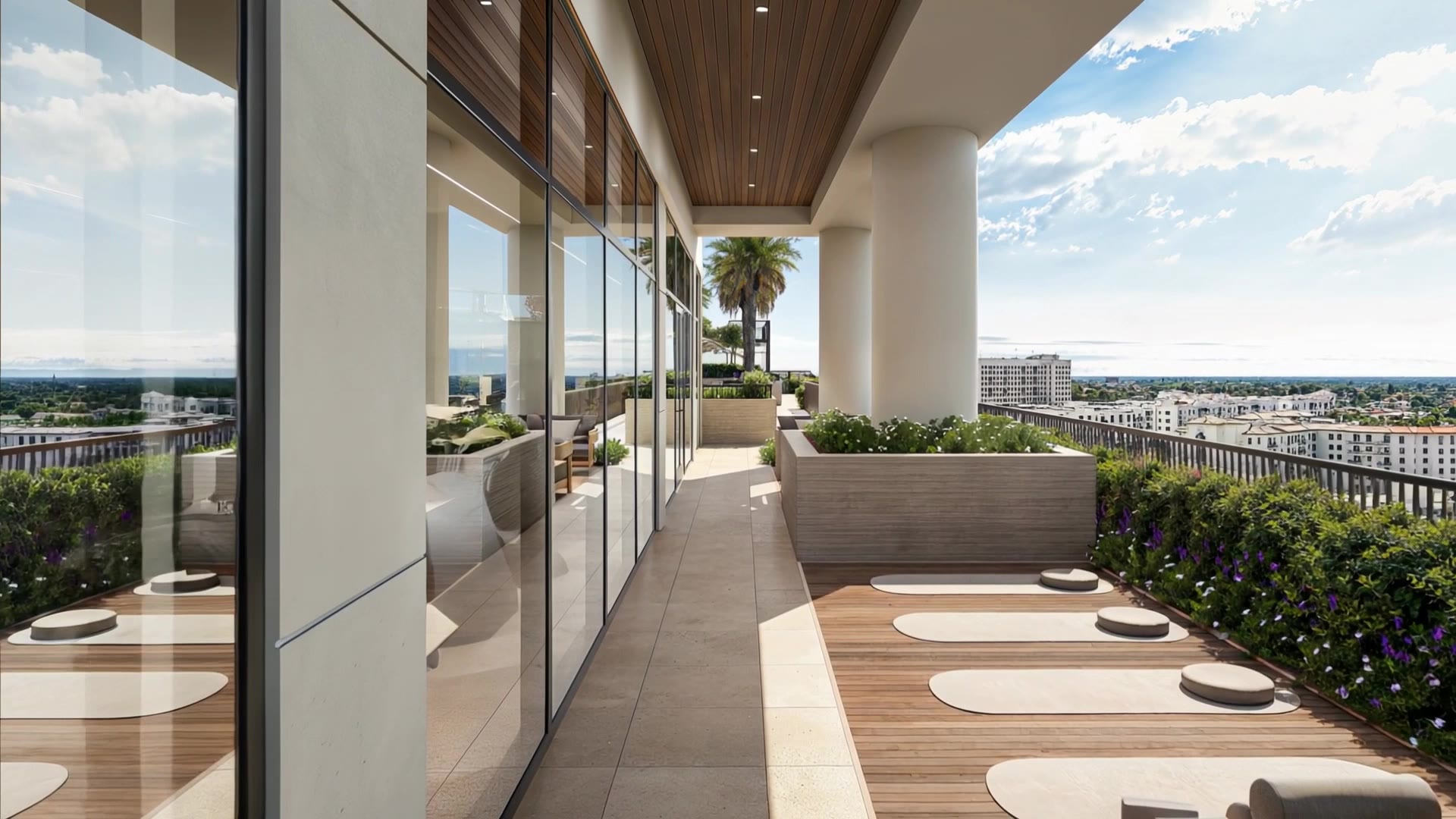 Yoga terrace